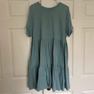 Old Navy Tiered Mini Swing T-Shirt Dress